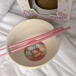 Hello Kitty an Friends Sanrio | Chopsticks Food Bowl